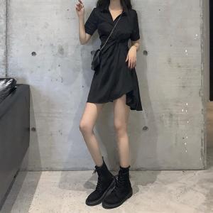 ワンピース シャツワンピース ミニワンピ レデ...の詳細画像5