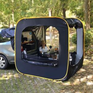 車と連結 屋根シート付 車中泊テント ハッチバックテント リアゲート 車と連結 屋根シート付 車中泊テント ハッチバックテント