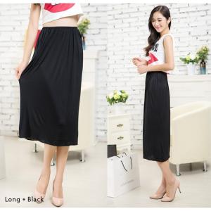 レディース ペチコート ロング マキシ ショー...の詳細画像2