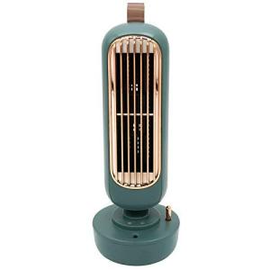 扇風機 卓上 usb 羽なし 加湿器 卓上扇風機 静音 レトロ 冷風機 小型 オフィス@83623