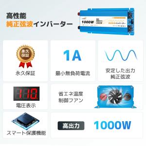 LVYUAN リョクエン インバーター 正弦波...の詳細画像1