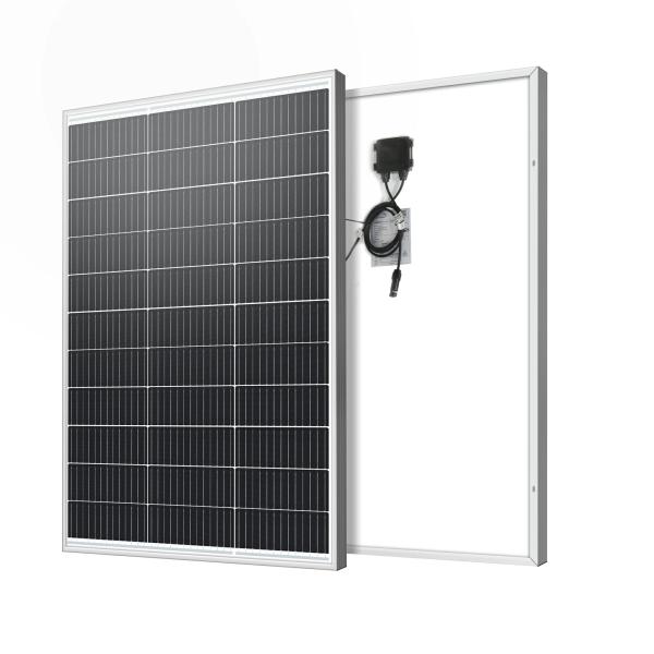 100W ソーラーパネル 太陽光パネル 100W 単結晶ソーラーパネル 太陽光チャージ 変換効率23...