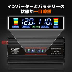 【永久保証】修正波 インバーター DC 12V...の詳細画像4
