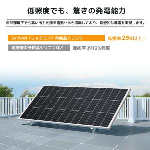 LVYUAN 200W ソーラーパネル 太陽光...の詳細画像3