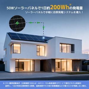 LVYUAN 50W 太陽光パネル ソーラーパ...の詳細画像3