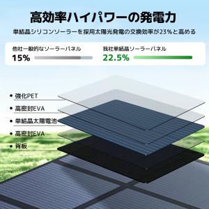 「LVYUAN」ソーラーパネル ポータブル電源...の詳細画像1