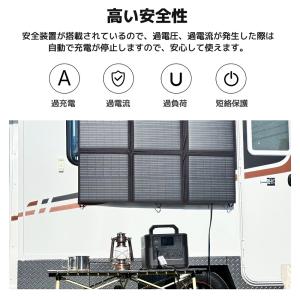 「LVYUAN」ソーラーパネル ポータブル電源...の詳細画像3