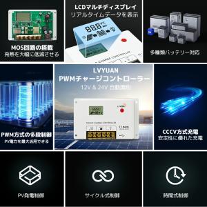 LVYUAN PWM 多機能ソーラーチャージコ...の詳細画像1