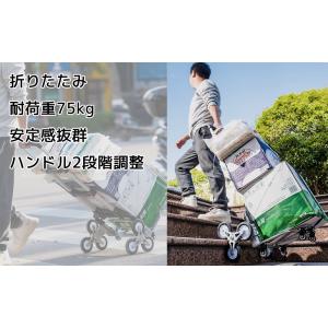 LVYUAN キャリーカート 3輪 階段 折り...の詳細画像1