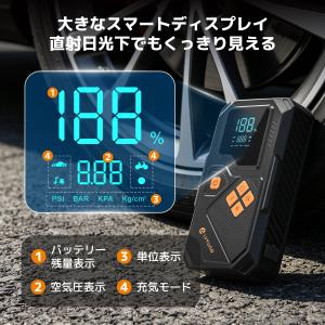 LVYUAN 12V車用ジャンプスターター 1...の詳細画像5