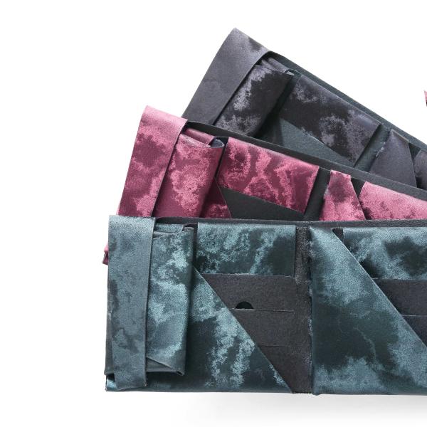 財布 二つ折り 三つ折り メンズ レディース 牛革 所作 ショート2.0 モアレ