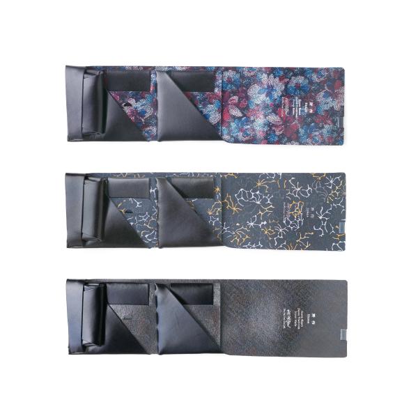 財布 二つ折り 三つ折り メンズ レディース 牛革 所作 ショート2.0 ワルツ（太陽、月）、花に雨