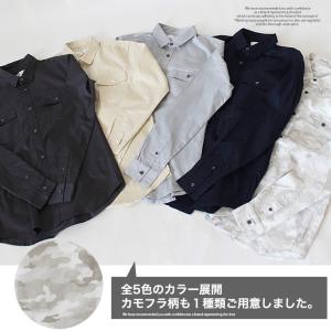 シャツ カジュアルシャツ ミリタリーシャツ ミ...の詳細画像3