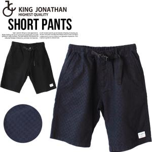 KING JONATHAN メンズ ハーフパンツ ショートパンツ カジュアル ガンクラブ チェック アウトドア ポケット ファスナー ウエストゴム メール便なら送料無料｜shot