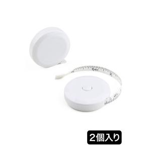 メジャー 巻尺 2m 自動巻取り式 巻き尺 200cm / 79inch 両面目盛