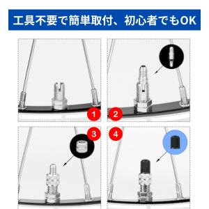 自転車 バルブ 虫ゴム 不要 スーパーバルブ ...の詳細画像2
