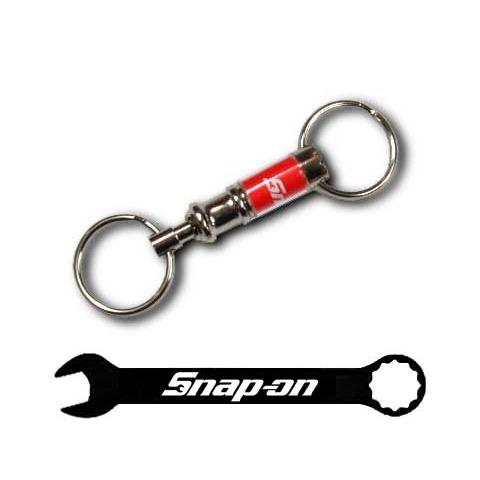 Snap-on（スナップオン）キーホルダー「METAL PULL APART KEY TAG」