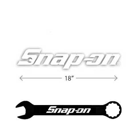 Snap-on（スナップオン）ステッカー「18&quot; DIE CUT LOGO - WHITE / SM...