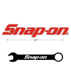 Snap-on Tools 装飾プレート Snap-on (スナップオン) ネームプレート 小 KN450ASV シルバー USA純正