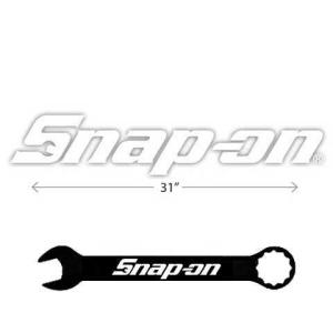 Snap-on（スナップオン）ステッカー「31" DIE CUT LOGO - WHITE / LARGE」｜shouei-st