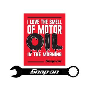 Snap-on（スナップオン）ステッカー「MOTOR OIL DECAL」｜shouei-st