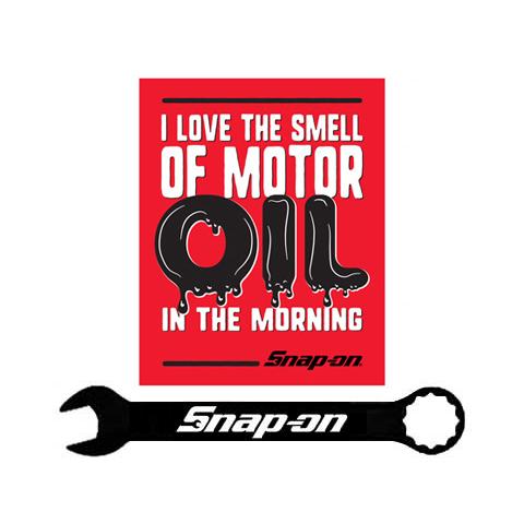 Snap-on（スナップオン）ステッカー「MOTOR OIL DECAL」