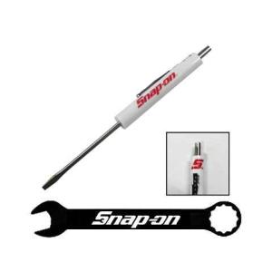 Snap-on（スナップオン）ミニドライバー「MINI SCREWDRIVER WITH VALVE STEM REMOVER TOP - WHITE」｜shouei-st