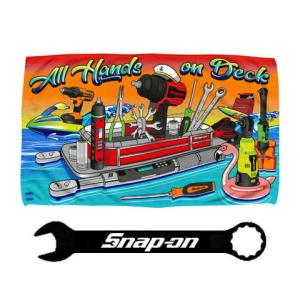 Snap-on（スナップオン）ビーチタオル,マリンスポーツ,2019「ALL HANDS ON DECK TOWEL」｜shouei-st