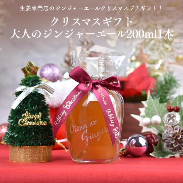 クリスマスプチギフト 大人のジンジャーエール 200ml 送料無料(沖縄を除く)【クリスマスギフト】