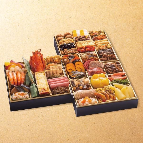 おせち 2026 博多久松 和洋折衷本格料亭おせち 「博多」 三段重 約4〜5人前 48品 和風 洋...