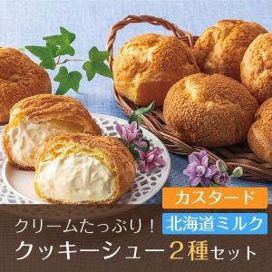 北海道 ギフト ベイクド・アルル クッキーシューギフト ２種(カスタード・ミルク) ９個入 送料込み 24-4004-23 産地直送 洋菓子 スイーツ グルメ 贈りもの｜shoujikidou