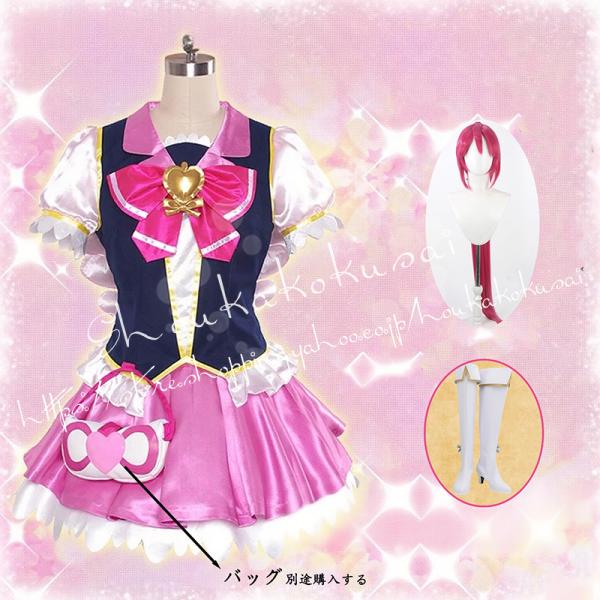 ハピネスチャージプリキュア 愛乃めぐみ キュアラブリー Cure Lovely コスプレ衣装 イベン...
