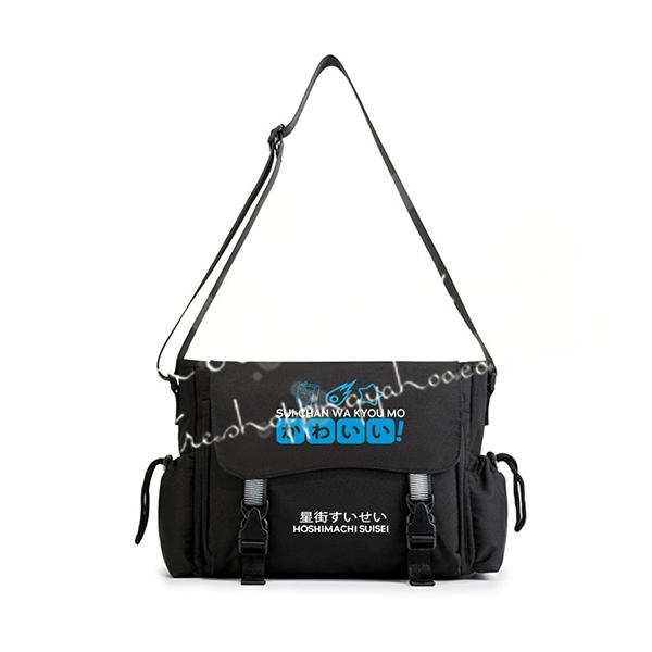 バーチャル VTuber Hololive 風 星街すいせい  ショルダーバッグ ハンドバッグ 周辺...