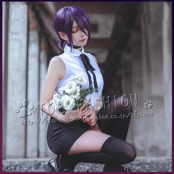 ウイッグ追加可 レゼ 風 チェンソーマン 爆弾デビル コスプレ衣装 ユニフォーム 舞台演出服 ハロウ...