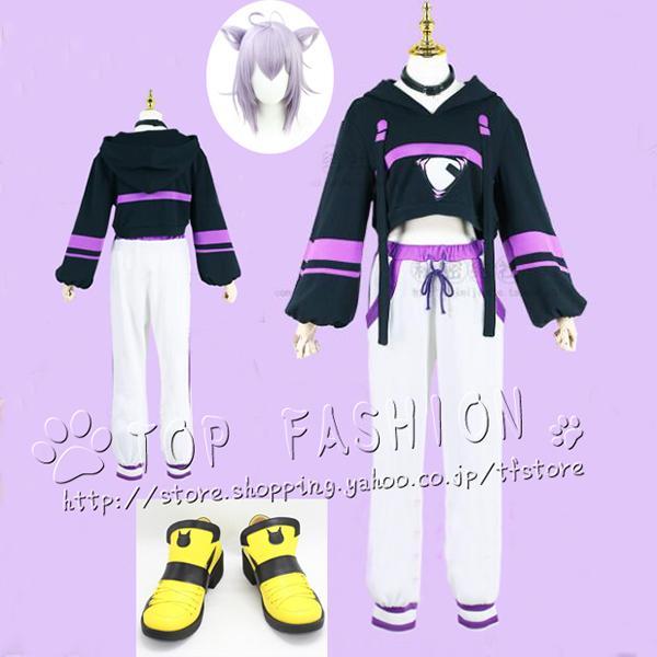 バーチャルYouTuber VTuber 猫又おかゆ コスプレ衣装 コスチューム 変身 仮装 ステー...