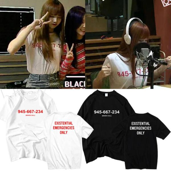 2023新品 BLACKPINK  風 LISA 周辺 半袖 Tシャツ大人気  応援服 打歌服 男女...