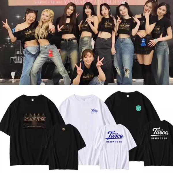 TWICE コンサート 風READY TO BE周辺 韓流グッズ 半袖 Tシャツ 夏 男女 周辺 応...