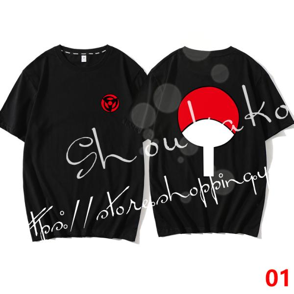 【送料無料】2023新品 NARUTO -ナルト- 風 うちは サスケ周辺 半袖 Tシャツ 潮流グッ...