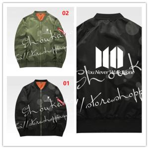 新品 BTS 防弾少年団  10周年 風 韓流 コート着 薄 厚 潮流グッズ 男女兼用 応援服 打歌服 カジュアルウェア｜shoukakokusai