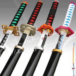 武器 コスプレ道具 木製刀 ベルト付き 日輪刀...の詳細画像1