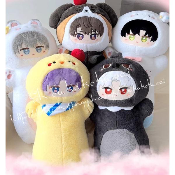 恋と深空 セイヤ レイ ホムラ マヒル シン 約80cm 周辺 抱き枕 ぬいぐるみ おもちゃ 大人気...
