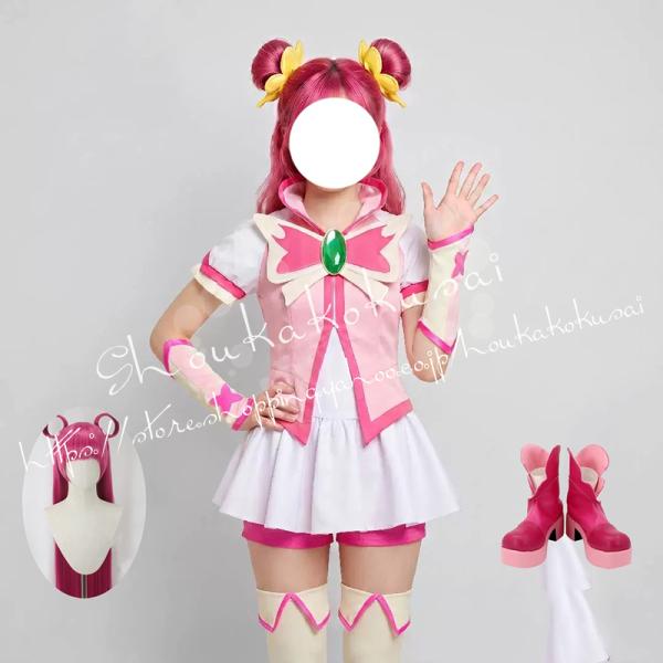 Yes! プリキュア 夢原のぞみ キュアドリーム Cure Dream コスプレ衣装 イベント コス...