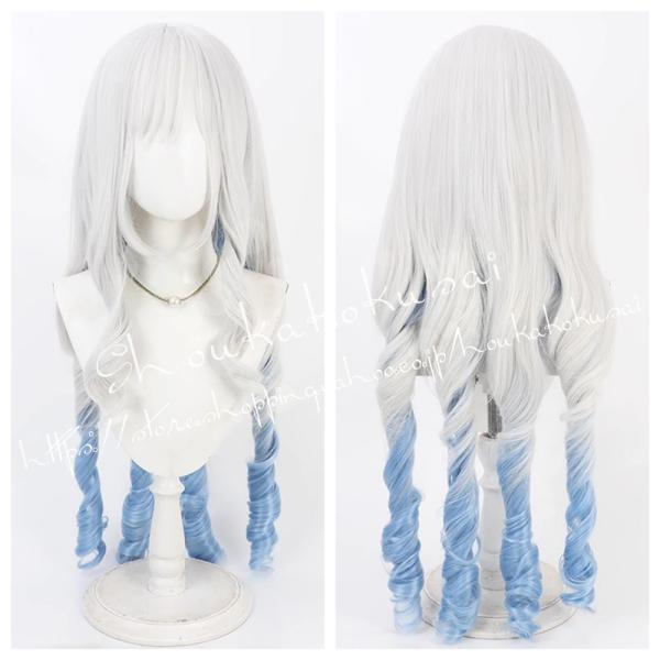 アイカツスターズ 白銀リリィ しろがね コスプレ ウィッグ コスチューム用小物 耐熱 かつら 日常 ...