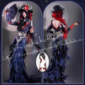 第五人格 IdentityV アイデンティティ5 芸者 ハロウィンテーマ衣装 美人相 コスプレ衣装 イベント コスチューム 変装活動 仮装 学園祭 撮影 祭り クリスマス
