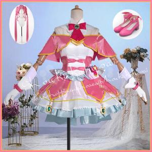 名探偵プリキュア 小林みくる Cure Mystique キュアミスティック コスプレ衣装 イベント コスチューム 変装活動 仮装 学園祭 撮影 祭り クリスマス ハロウィン