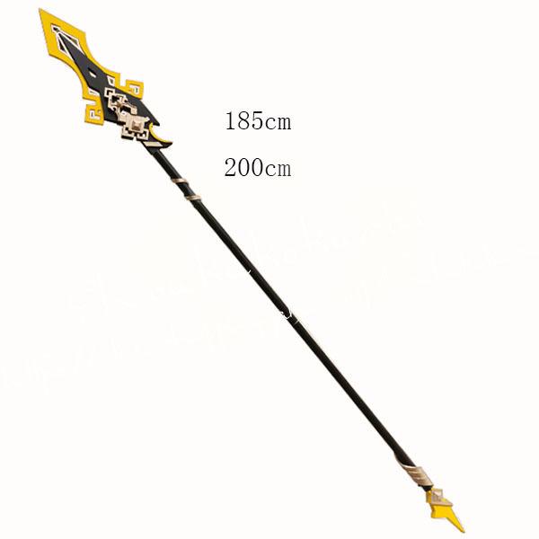 コスプレ道具 PVC   武器 原神 げんしん風  鍾離 しょうり道具杖 変装 仮装   cospl...