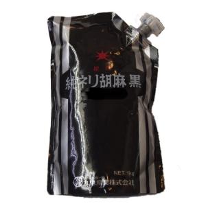 かどや製油 かどや 極細ねりごま 黒 1kg 練りごま 胡麻 業務用