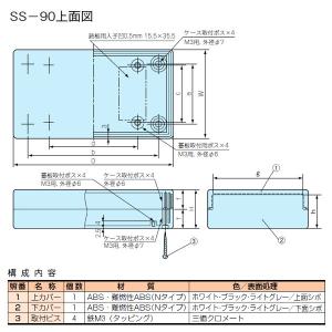 SS-160B SS型プラスチックケースの詳細画像3