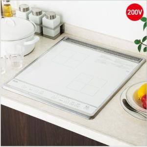 三化工業 SIH-B224C-W ビルトイン2口(上面操作タイプ) IHヒーター_直送品1_（SNK）