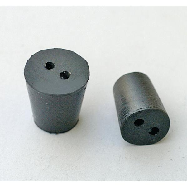 【2サイズあり[ボトルパイプ用穴あきゴム栓]